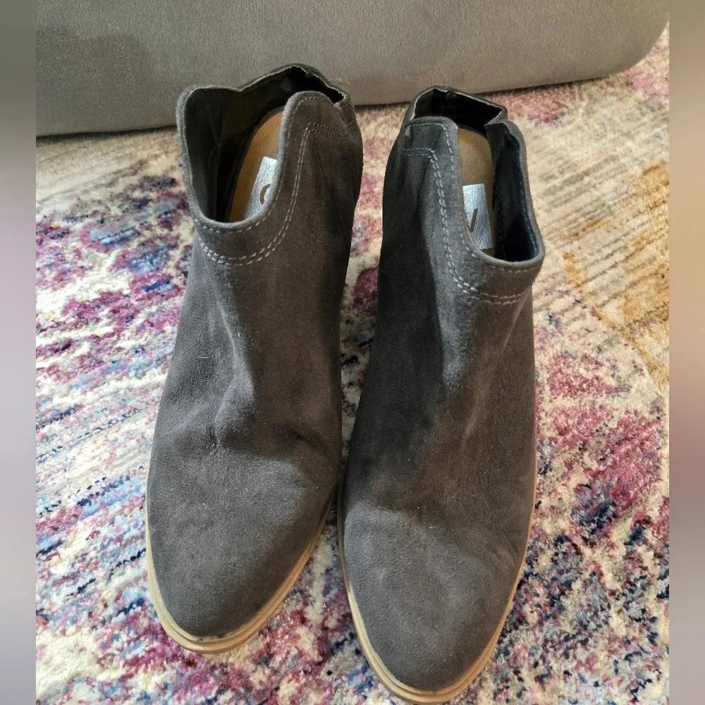 Dolce Vita | Gray Western Slide Booties Sz 6